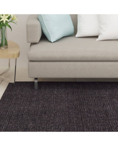 Tapis en sisal pour griffoir noir 80x300 cm | Mobilier & Déco