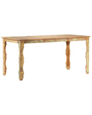 Table de salle à manger 160x80x76cm Bois de récupération massif | Mobilier & Déco