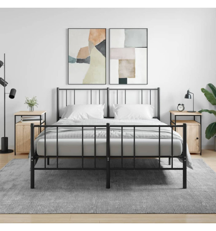 Tables de chevet 2pcs chêne sonoma 40x42x60cm bois d'ingénierie | Mobilier & Déco