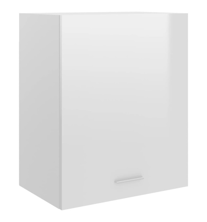 Armoire suspendue "Lyon" Blanc brillant 50x31x60 cm | Mobilier & Déco