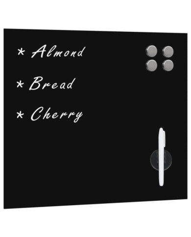 Tableau noir magnétique mural Verre 50x50 cm | Mobilier & Déco