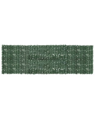 Écran de balcon avec feuilles vert foncé 500x150 cm | Mobilier & Déco