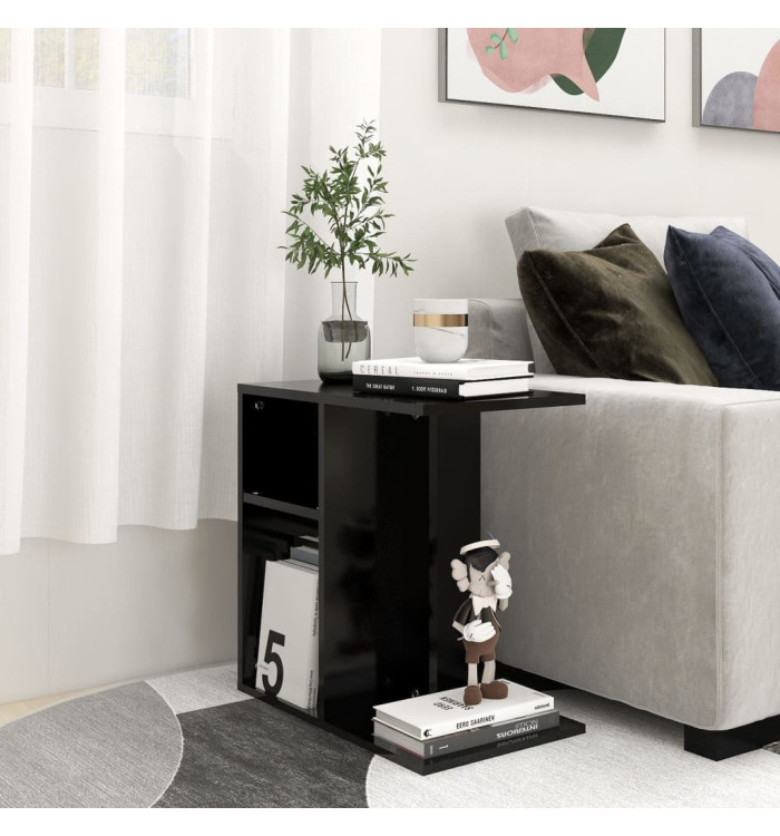 Table d'appoint Noir 50x30x50 cm Bois d’ingénierie | Mobilier & Déco
