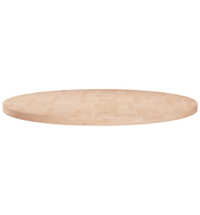 Dessus de table rond Ø70x2,5 cm Bois de chêne massif non traité | Mobilier & Déco