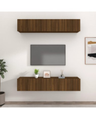 Meubles TV 4 pcs chêne marron 80x30x30 cm bois ingénierie | Mobilier & Déco