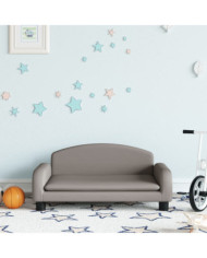 Canapé pour enfants taupe 70x45x30 cm tissu | Mobilier & Déco