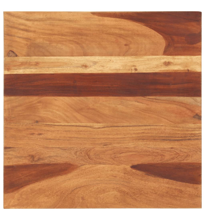 Dessus de table bois massif d'acacia 15-16 mm 60x60 cm | Mobilier & Déco