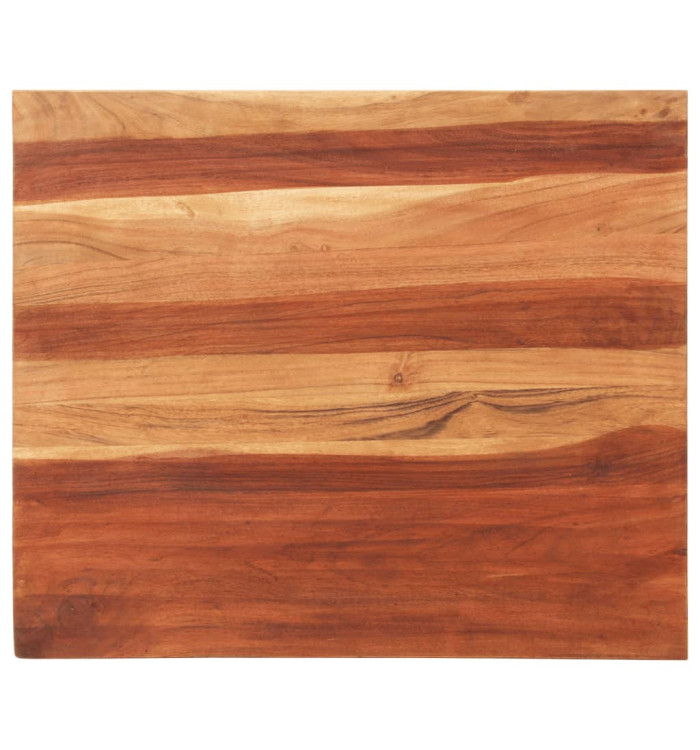Dessus de table bois massif d'acacia 25-27 mm 60x70 cm | Mobilier & Déco