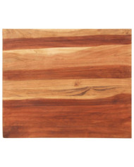 Dessus de table bois massif d'acacia 25-27 mm 60x70 cm | Mobilier & Déco