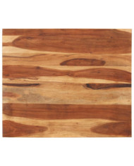 Dessus de table bois massif d'acacia 25-27 mm 70x80 cm | Mobilier & Déco