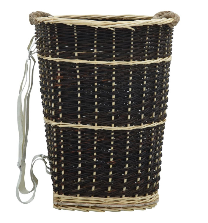 Sac à dos bois de chauffage sangles de transport 50x44x58 cm | Mobilier & Déco