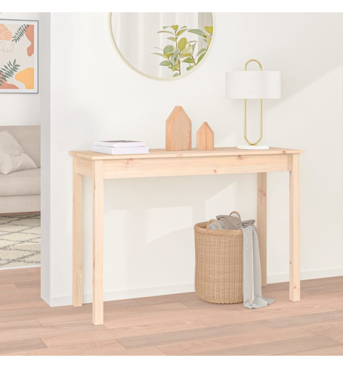 Table console 110x40x75 cm Bois massif de pin | Mobilier & Déco