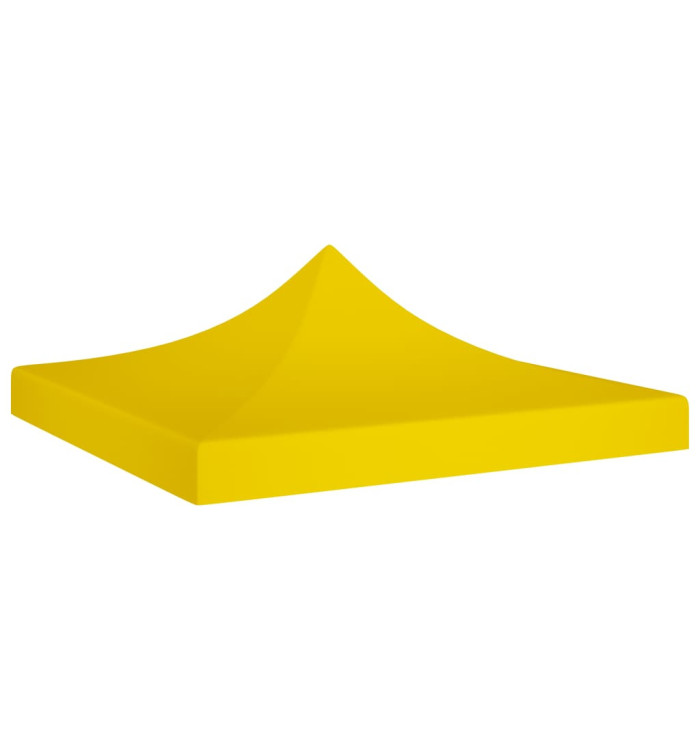 Toit de tente de réception 2x2 m Jaune 270 g/m² | Mobilier & Déco