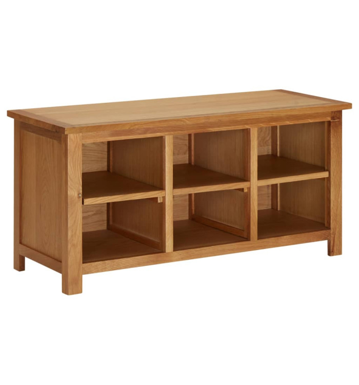 Étagère à chaussures 90x37x45 cm Bois de chêne solide | Mobilier & Déco