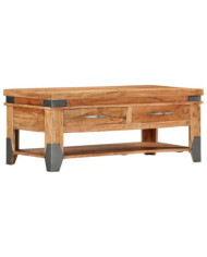 Table basse 110x52x45 cm Bois d'acacia solide | Mobilier & Déco