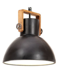 Lampe suspendue industrielle 25 W Noir Rond 30 cm E27 | Mobilier & Déco