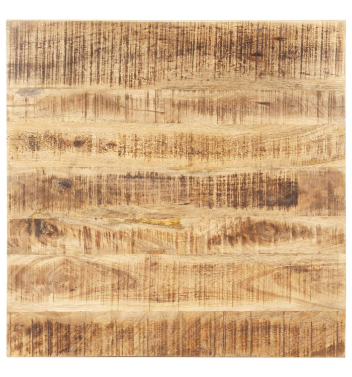 Dessus de table Bois de manguier solide 25-27 mm 70x70 cm | Mobilier & Déco