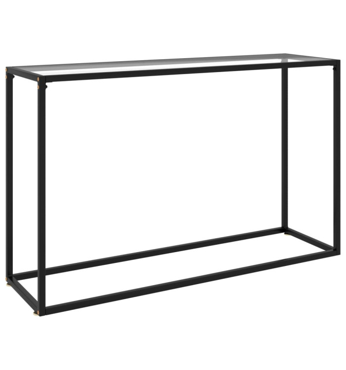 Table console Transparent 120x35x75 cm Verre trempé | Mobilier & Déco