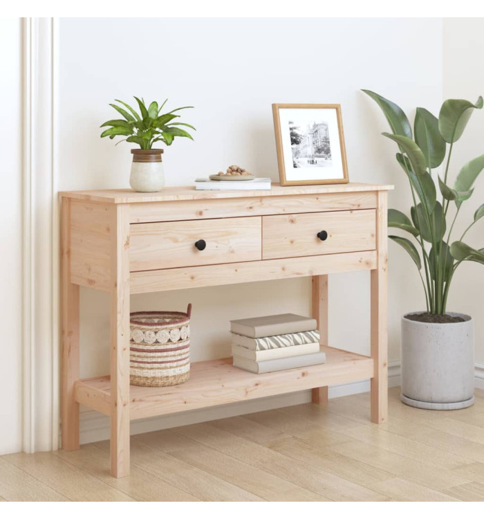 Table console 100x35x75 cm Bois massif de pin | Mobilier & Déco