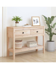 Table console 100x35x75 cm Bois massif de pin | Mobilier & Déco