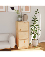Buffet 32x34x75 cm Bois massif de pin | Mobilier & Déco