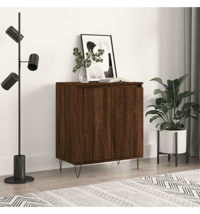 Buffet Chêne marron 60x35x70 cm Bois d'ingénierie | Mobilier & Déco