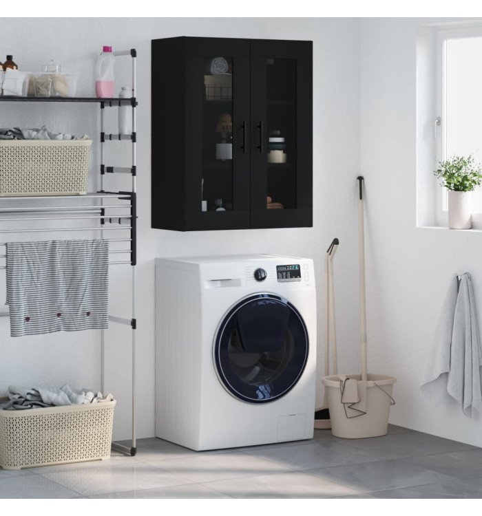 Armoire murale noir 69,5x34x90 cm | Mobilier & Déco