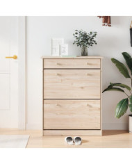 Armoire à chaussures ALTA 77x35x96 cm bois massif de pin | Mobilier & Déco