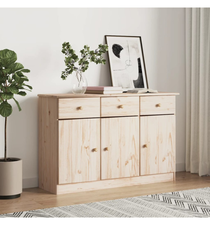Buffet ALTA 112x35x73 cm bois massif de pin | Mobilier & Déco