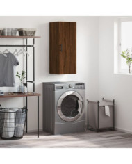Armoire murale chêne marron 34,5x34x90 cm | Mobilier & Déco
