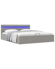 Cadre de lit à rangement hydraulique sans matelas 160x200 cm | Mobilier & Déco