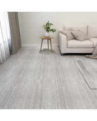 Dalles de plancher autoadhésives 55 pcs PVC 5,11 m² gris | Mobilier & Déco