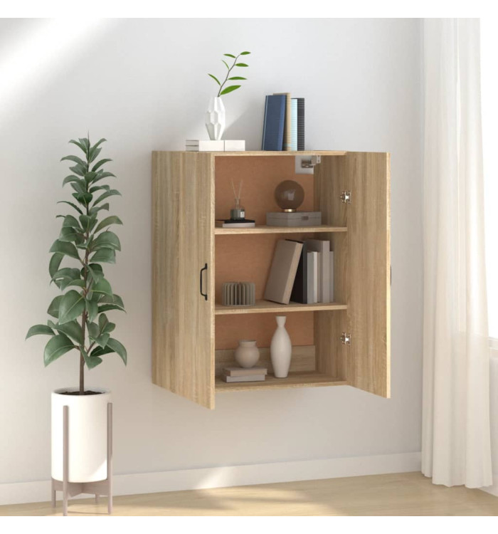 Armoire suspendue Chêne sonoma 69,5x34x90 cm Bois d'ingénierie | Mobilier & Déco