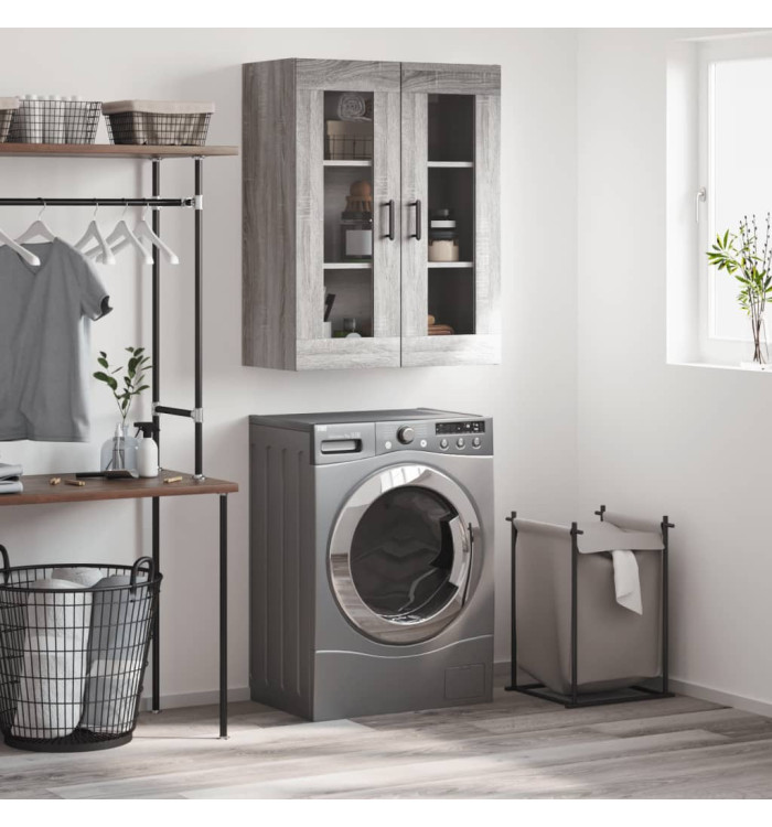 Armoire murale sonoma gris 69,5x34x90 cm | Mobilier & Déco