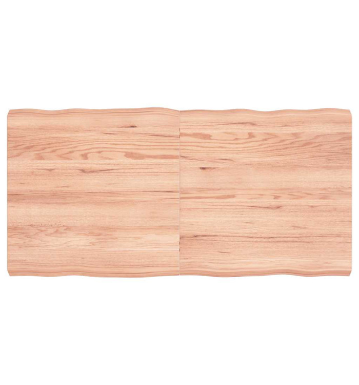 Dessus de table bois massif traité bordure assortie | Mobilier & Déco