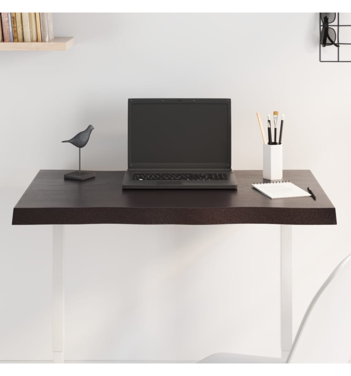 Dessus de table bois massif traité bordure assortie | Mobilier & Déco