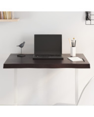 Dessus de table bois massif traité bordure assortie | Mobilier & Déco