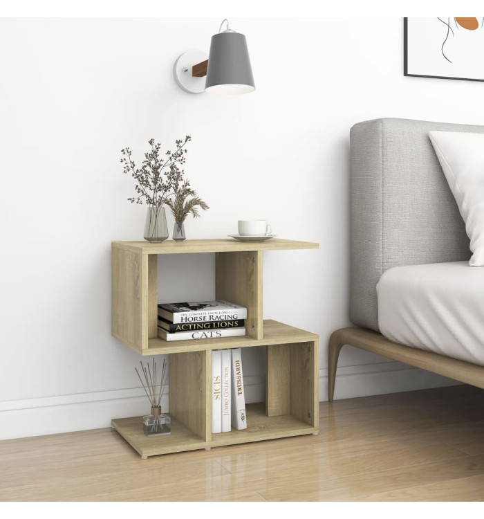 Table de chevet chêne sonoma 50x30x51,5 cm bois d'ingénierie | Mobilier & Déco