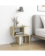 Table de chevet chêne sonoma 50x30x51,5 cm bois d'ingénierie | Mobilier & Déco