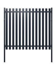 Panneau clôture Anthracite 174,5x170 cm Acier enduit de poudre | Mobilier & Déco