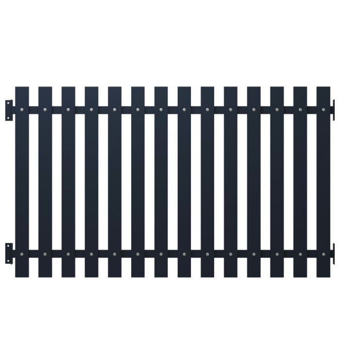 Panneau clôture Anthracite 170,5x100 cm Acier enduit de poudre | Mobilier & Déco