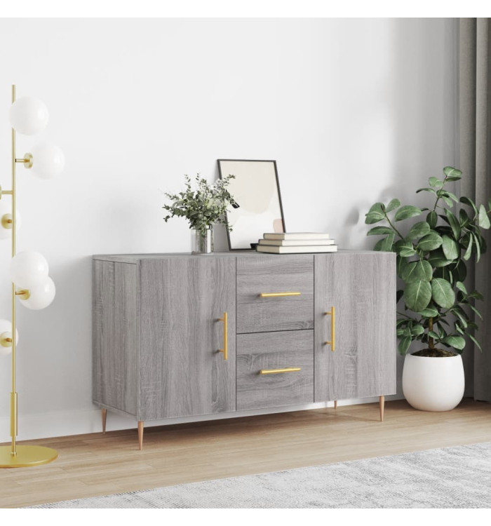 Buffet sonoma gris 100x36x60 cm bois d'ingénierie | Mobilier & Déco