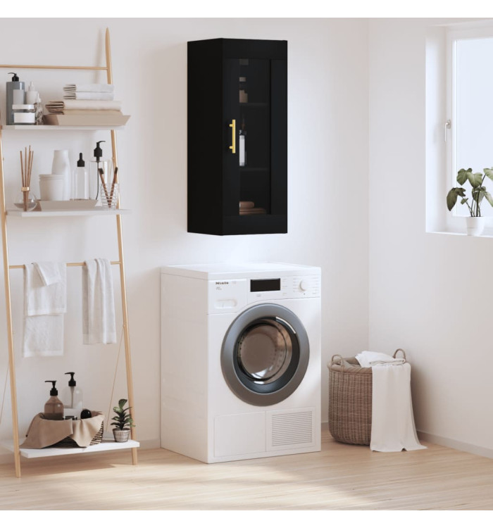 Armoire murale noir 34,5x34x90 cm | Mobilier & Déco