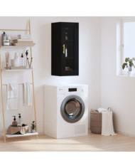 Armoire murale noir 34,5x34x90 cm | Mobilier & Déco