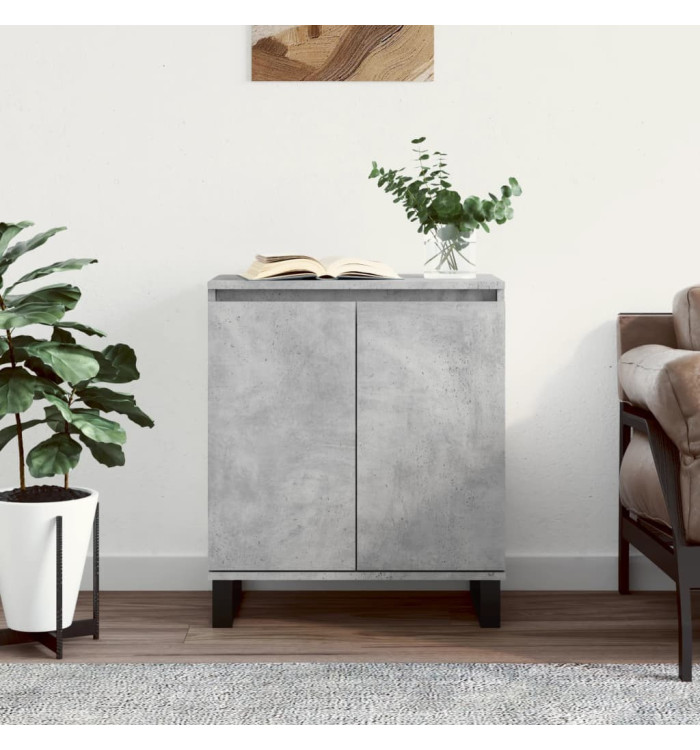 Buffet Gris béton 60x35x70 cm Bois d'ingénierie | Mobilier & Déco