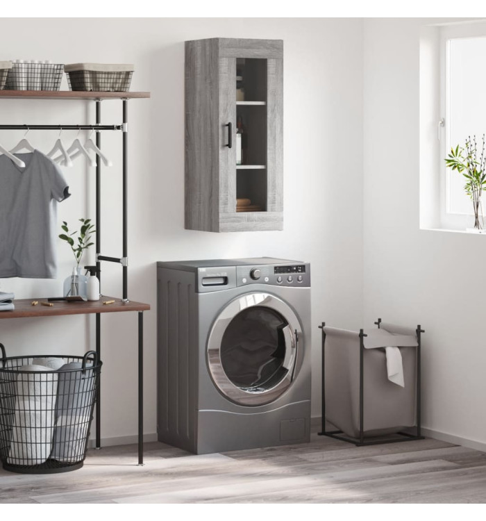 Armoire murale sonoma gris 34,5x34x90 cm | Mobilier & Déco