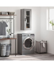 Armoire murale sonoma gris 34,5x34x90 cm | Mobilier & Déco