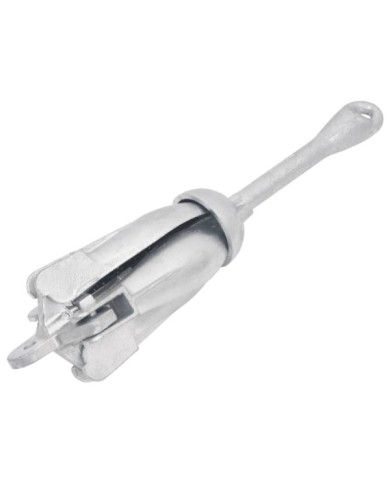 Ancre pliante argenté 2,5 kg fer malléable | Mobilier & Déco