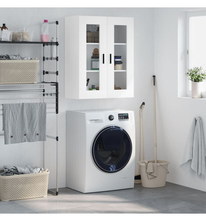 Armoire murale blanc 69,5x34x90 cm | Mobilier & Déco