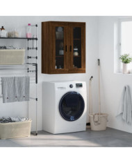Armoire murale chêne marron 69,5x34x90 cm | Mobilier & Déco